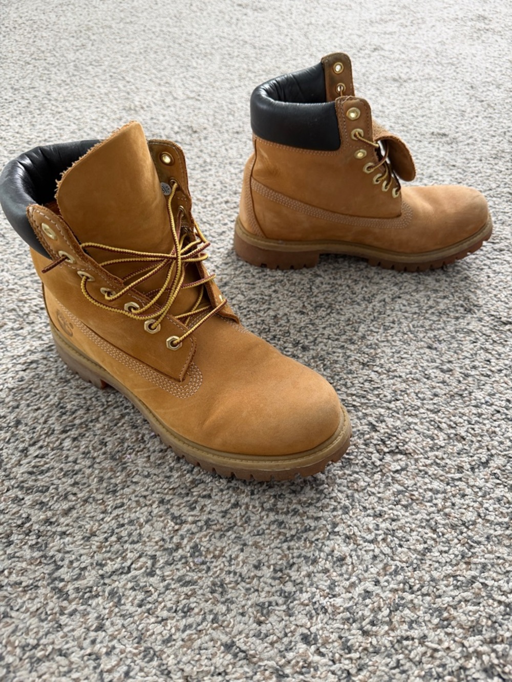 Men's Work Boots - Wheat Nubuck Lace-Up